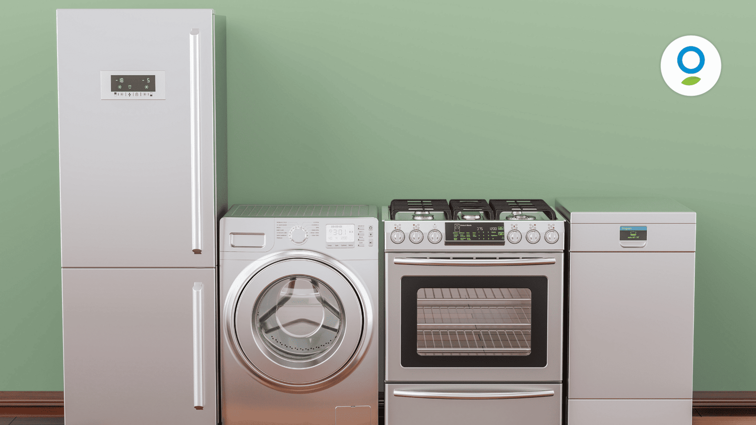 frigorifero, lavatrice, forno e mini frigorifero
