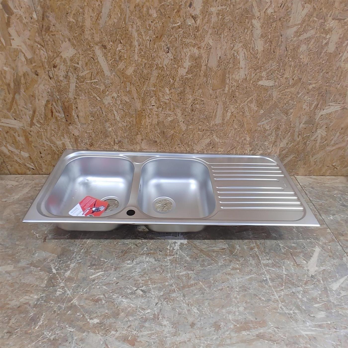 Lavello 2 vasche CM LAV IX ATLANTIC 3 116×50 cm