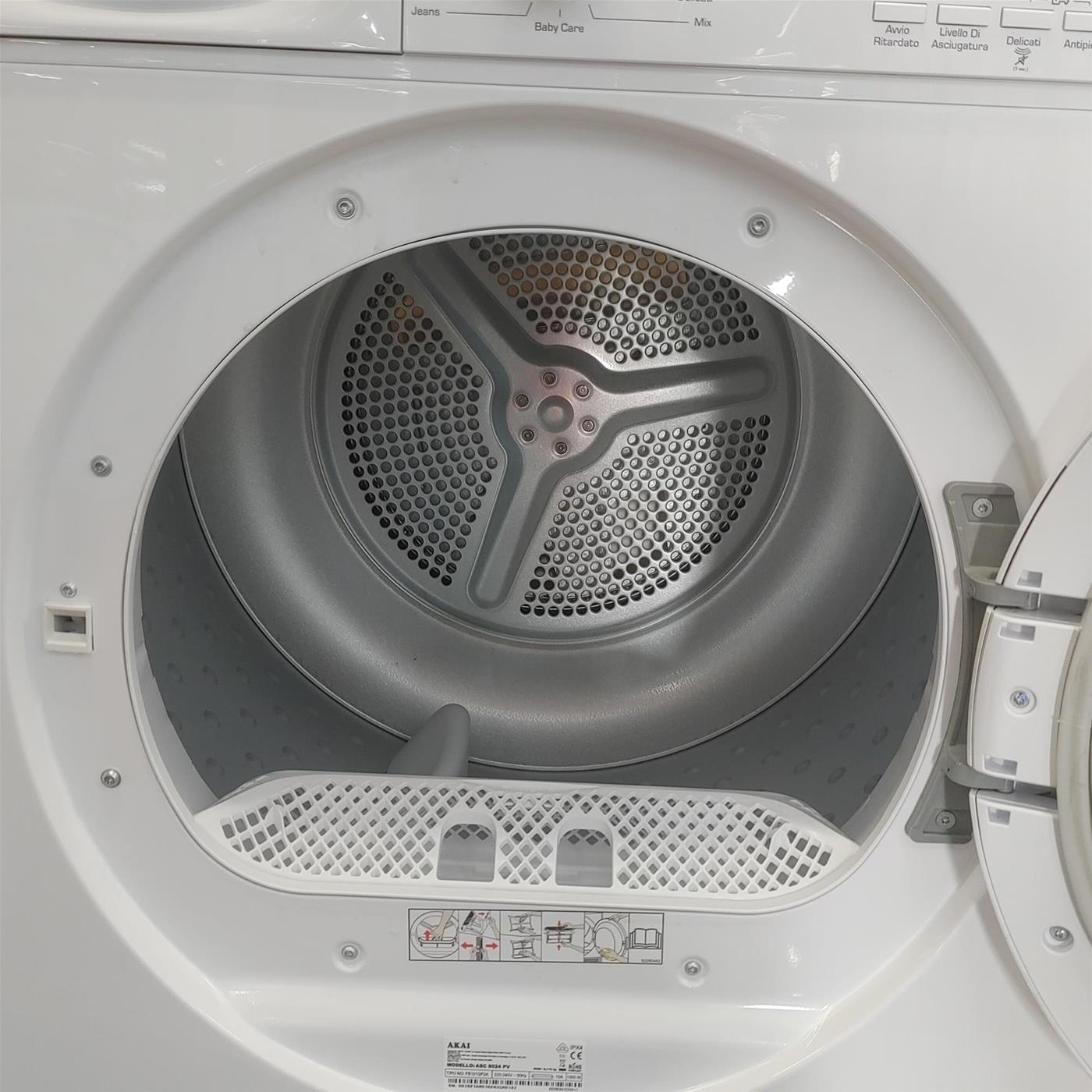 ASCIUGATRICE AKAI ASC8024PV/T - 8 KG - CLASSE A++