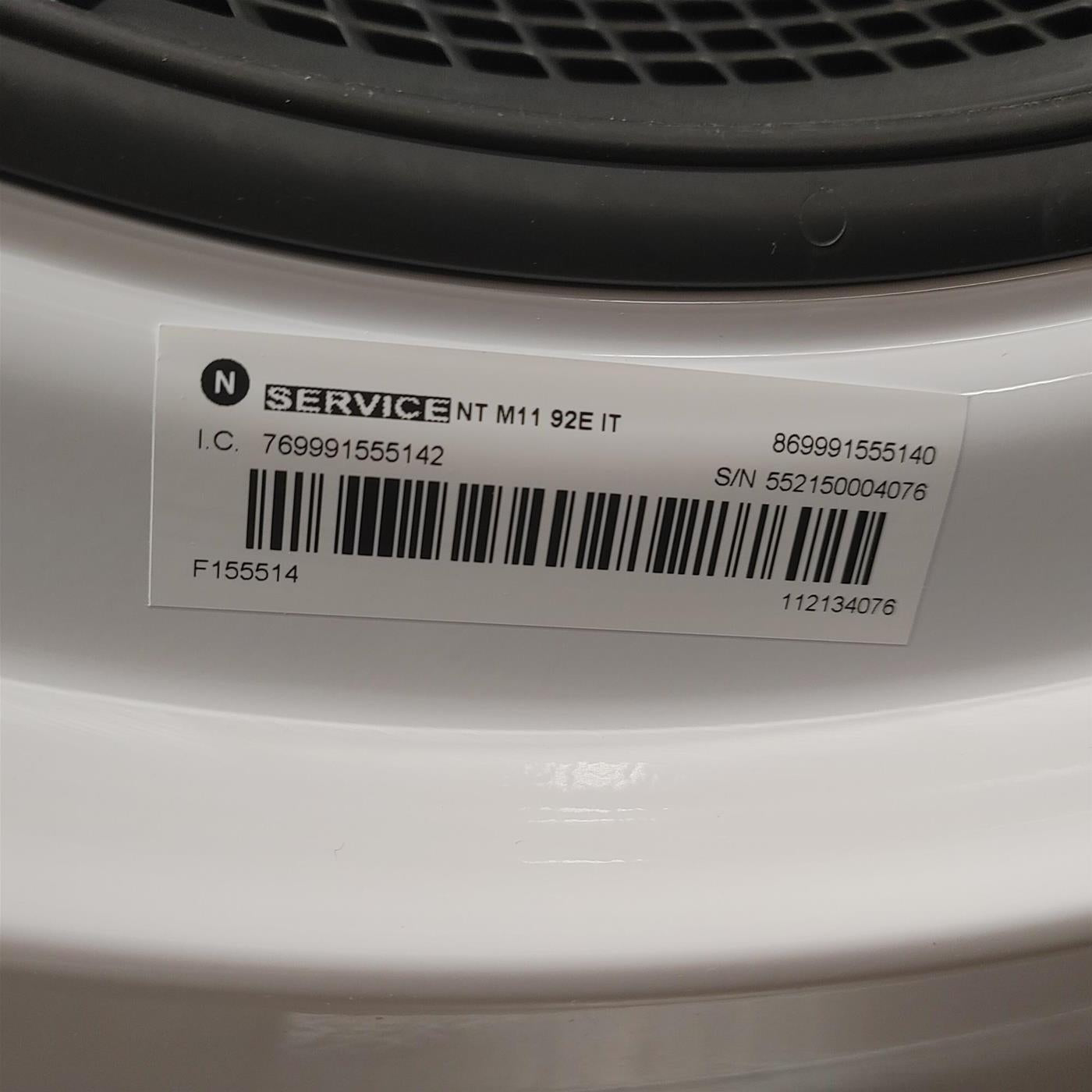 Asciugatrice Hotpoint NTM1192EIT Libera installazione Caricamento frontale 9 kg A++ Bianco