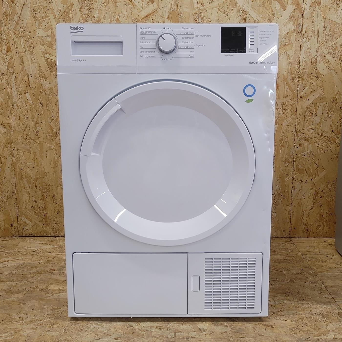 Asciugatrice Beko DS7512PA Libera installazione Caricamento frontale 7 kg A+++ Bianco