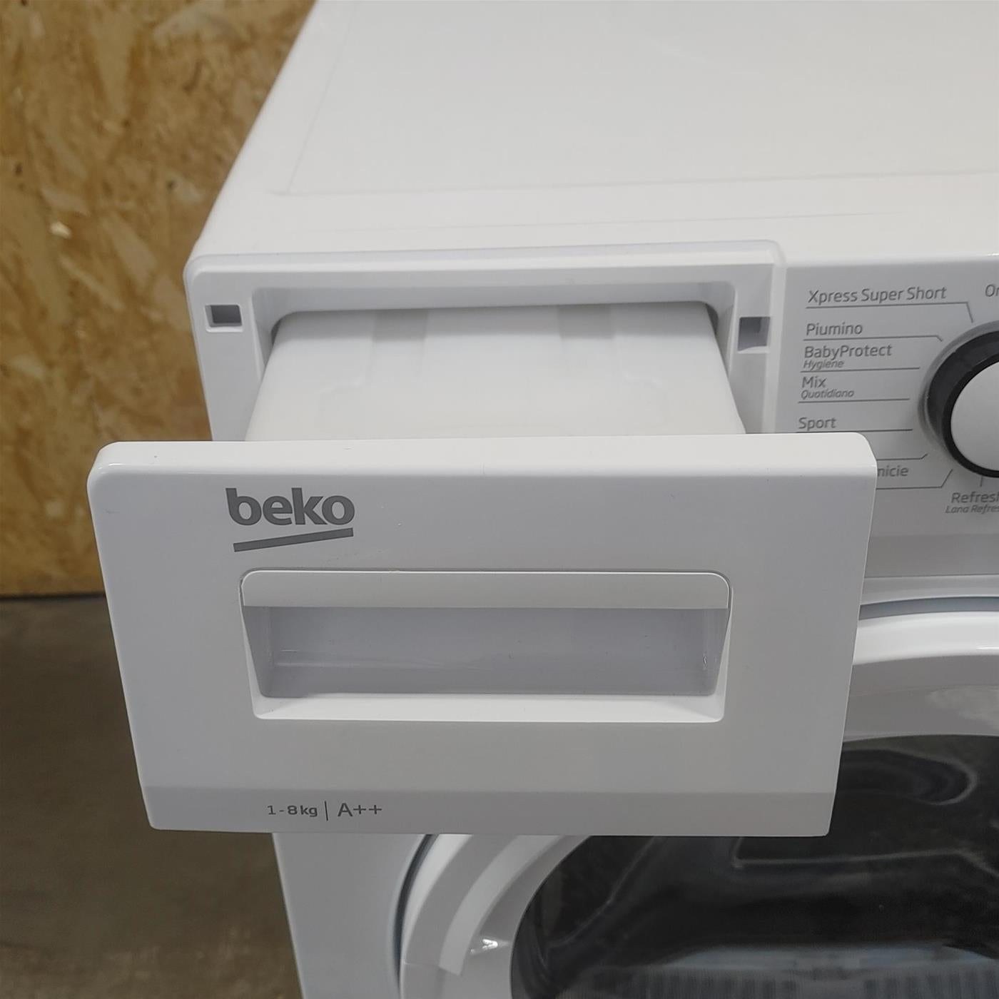 Asciugatrice Beko DRX823N Libera installazione Carica frontale 8 kg A++ Bianco
