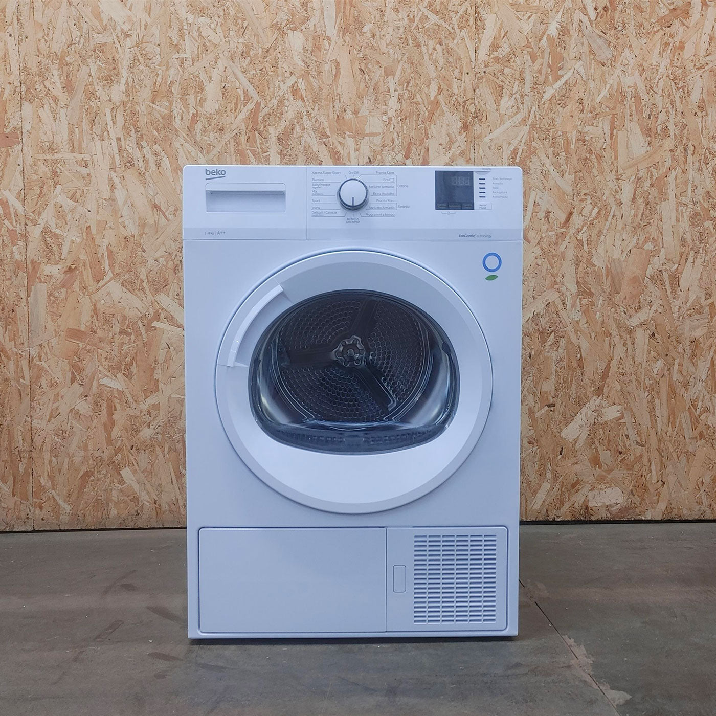 Asciugatrice Beko DRX823N Libera installazione Carica frontale 8 kg A++ Bianco