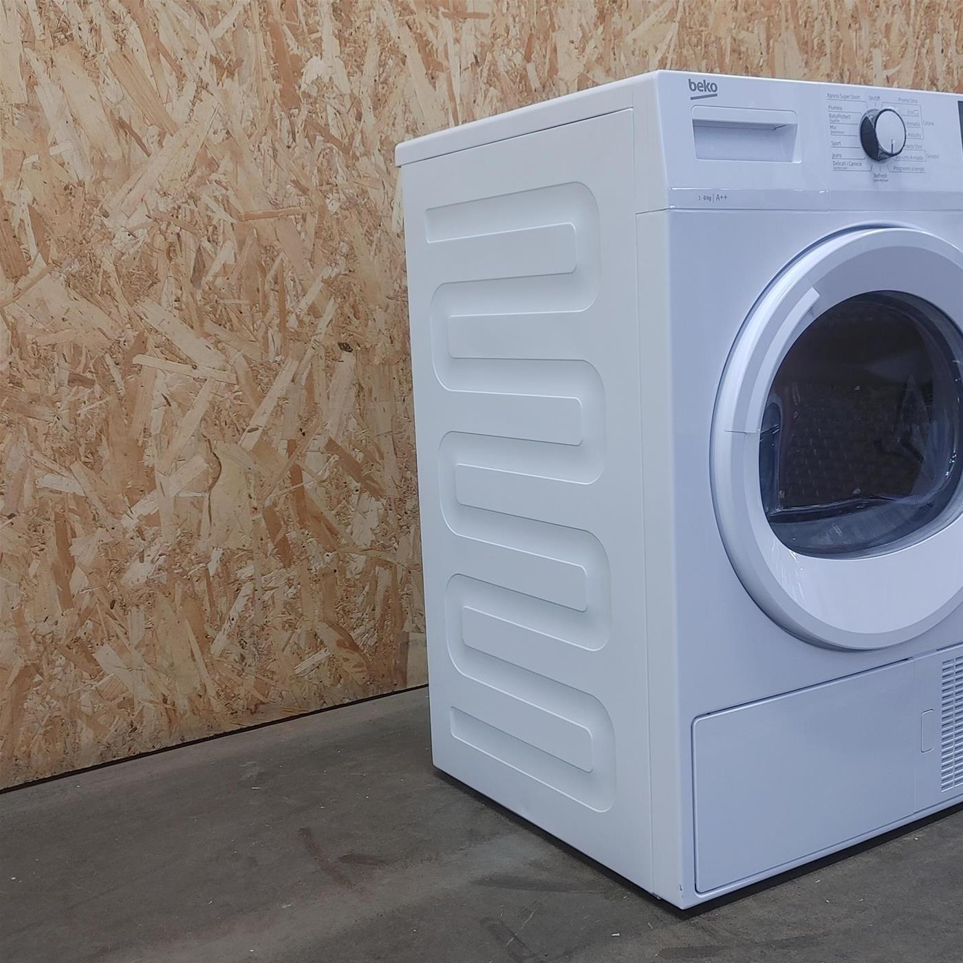 Asciugatrice Beko DRX823N Libera installazione Carica frontale 8 kg A++ Bianco