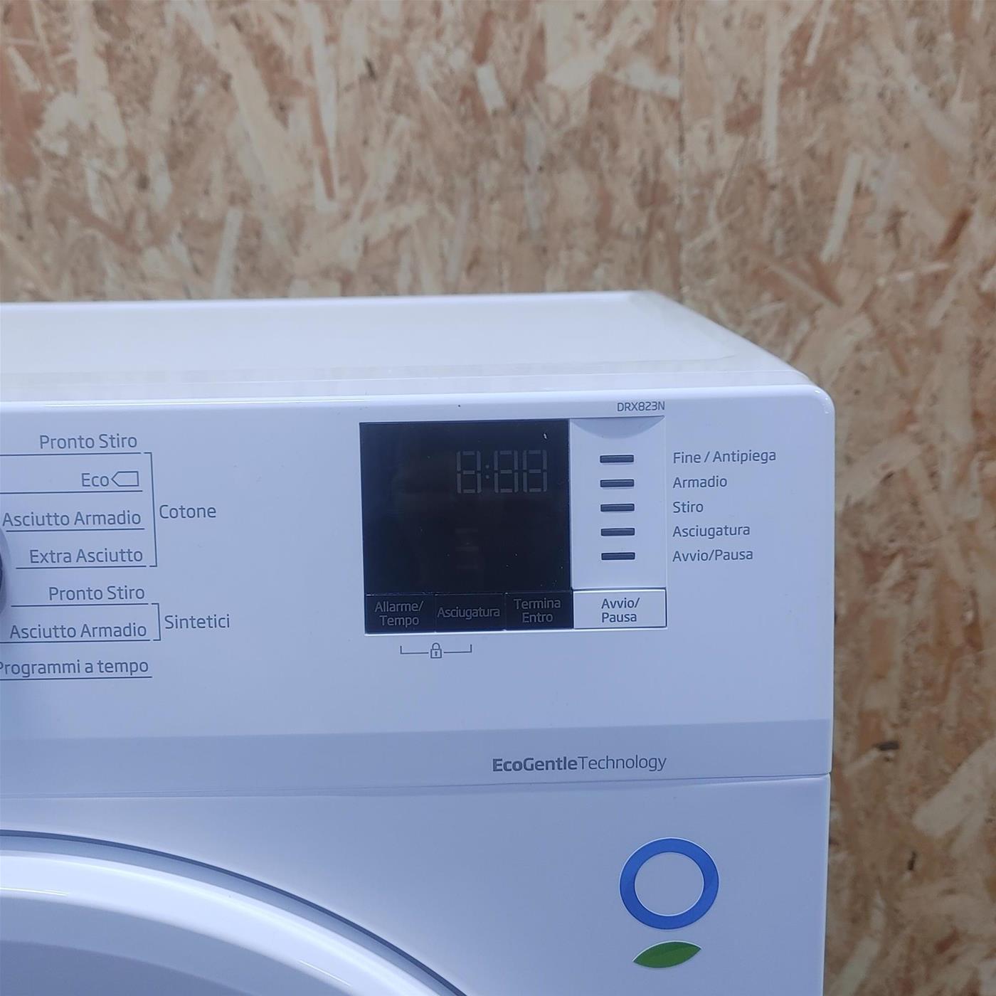 Asciugatrice Beko DRX823N Libera installazione Carica frontale 8 kg A++ Bianco