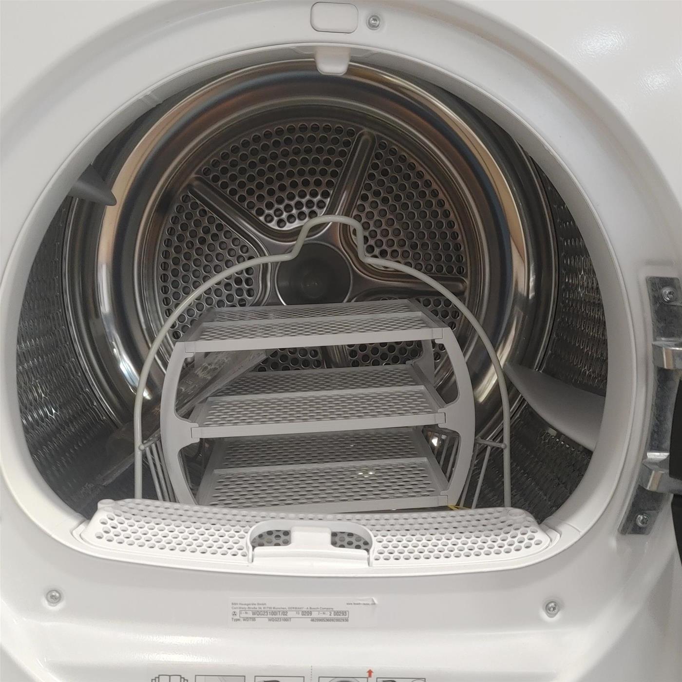 Asciugatrice Bosch Serie 6 WQG23100IT Libera installazione Carica frontale 8 kg A++ Bianco