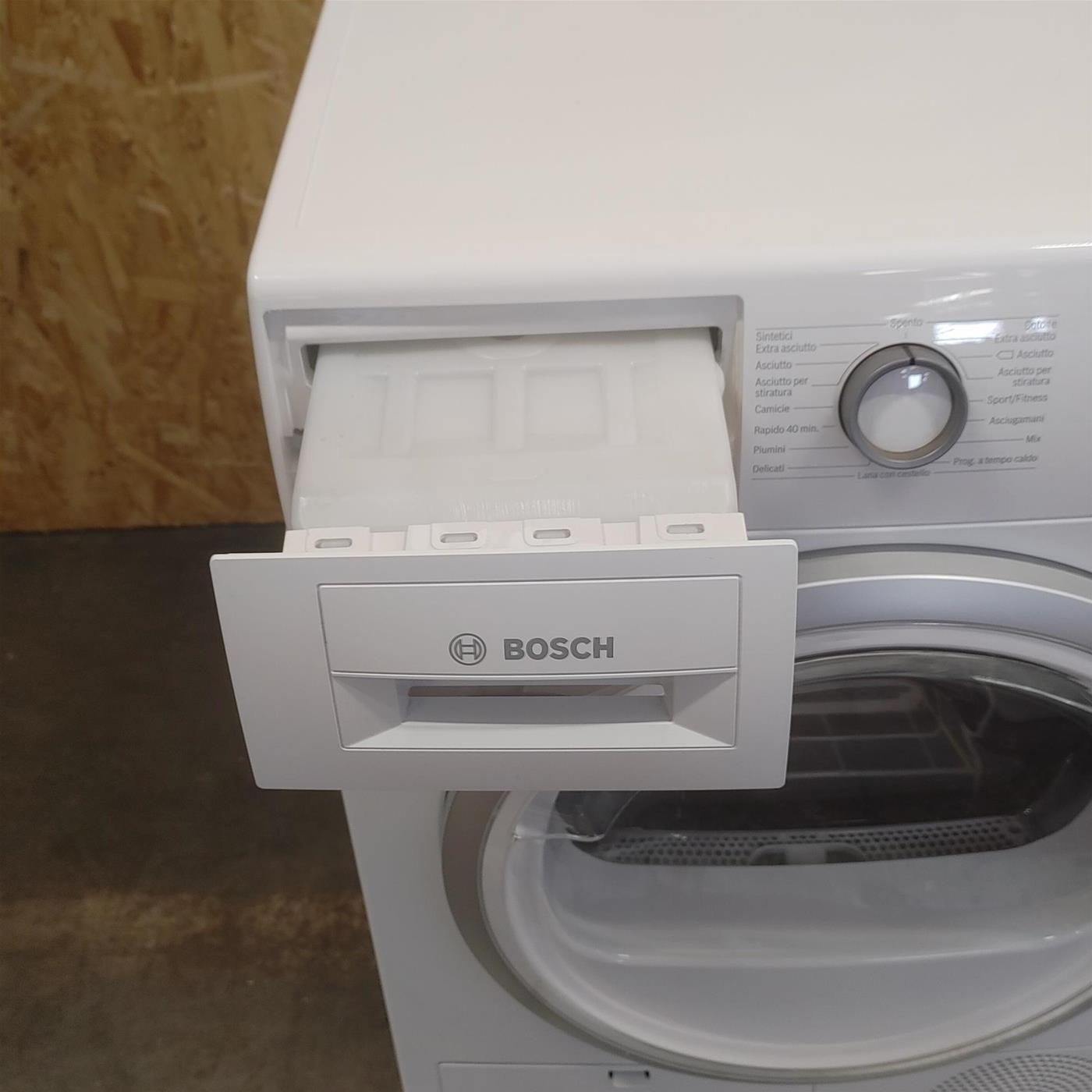 Asciugatrice Bosch WTH85V18IT Libera installazione Carica frontale 8 kg A++ Bianco