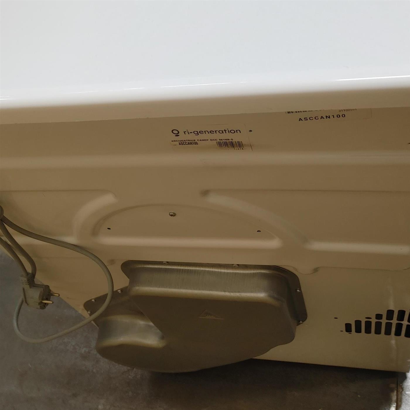 Asciugatrice Candy GCC 581 NB Libera installazione Caricamento frontale 8 kg B Bianco