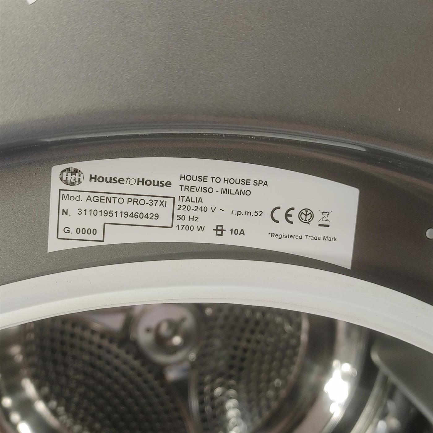 Agento Pro-37XI Asciugatrice Serie Professionale 10 KG A++ Ibrida Antibatterico e Vaporizzazione