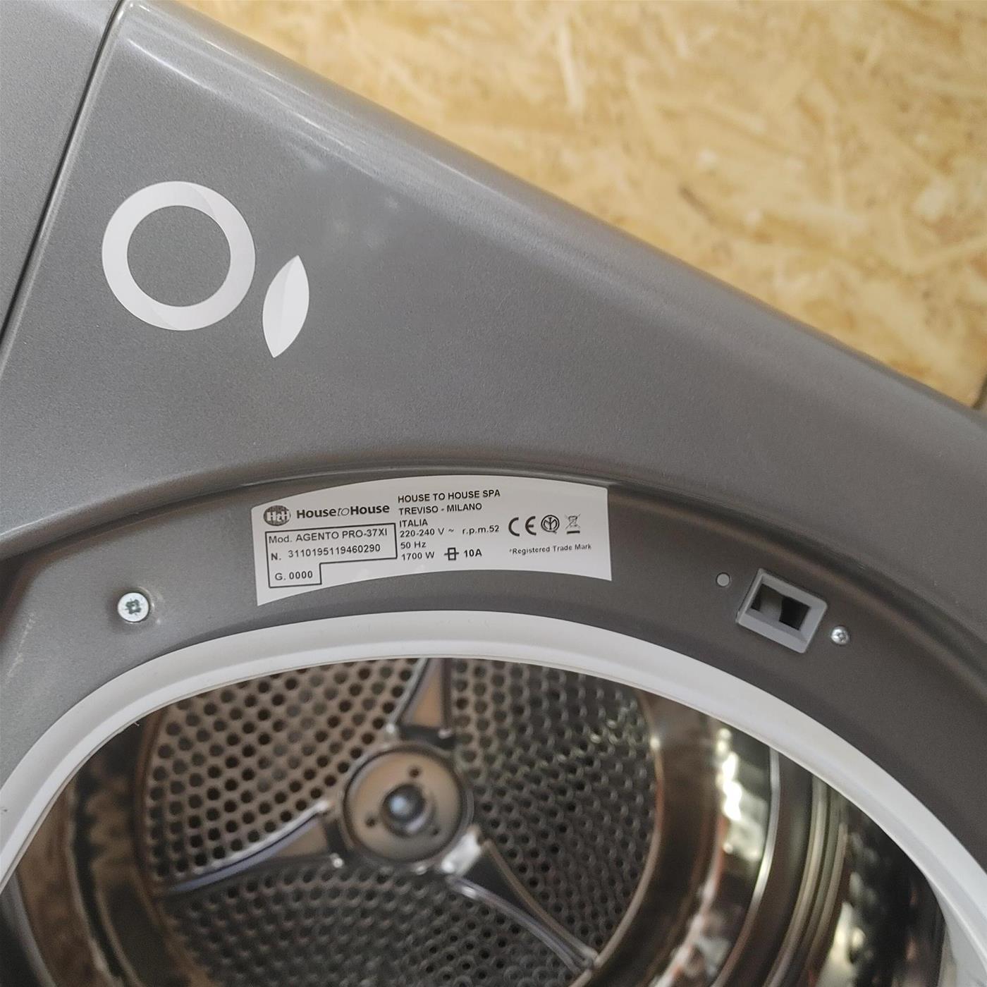 Agento Pro-37XI Asciugatrice Serie Professionale 10 KG A++ Ibrida Antibatterico e Vaporizzazione