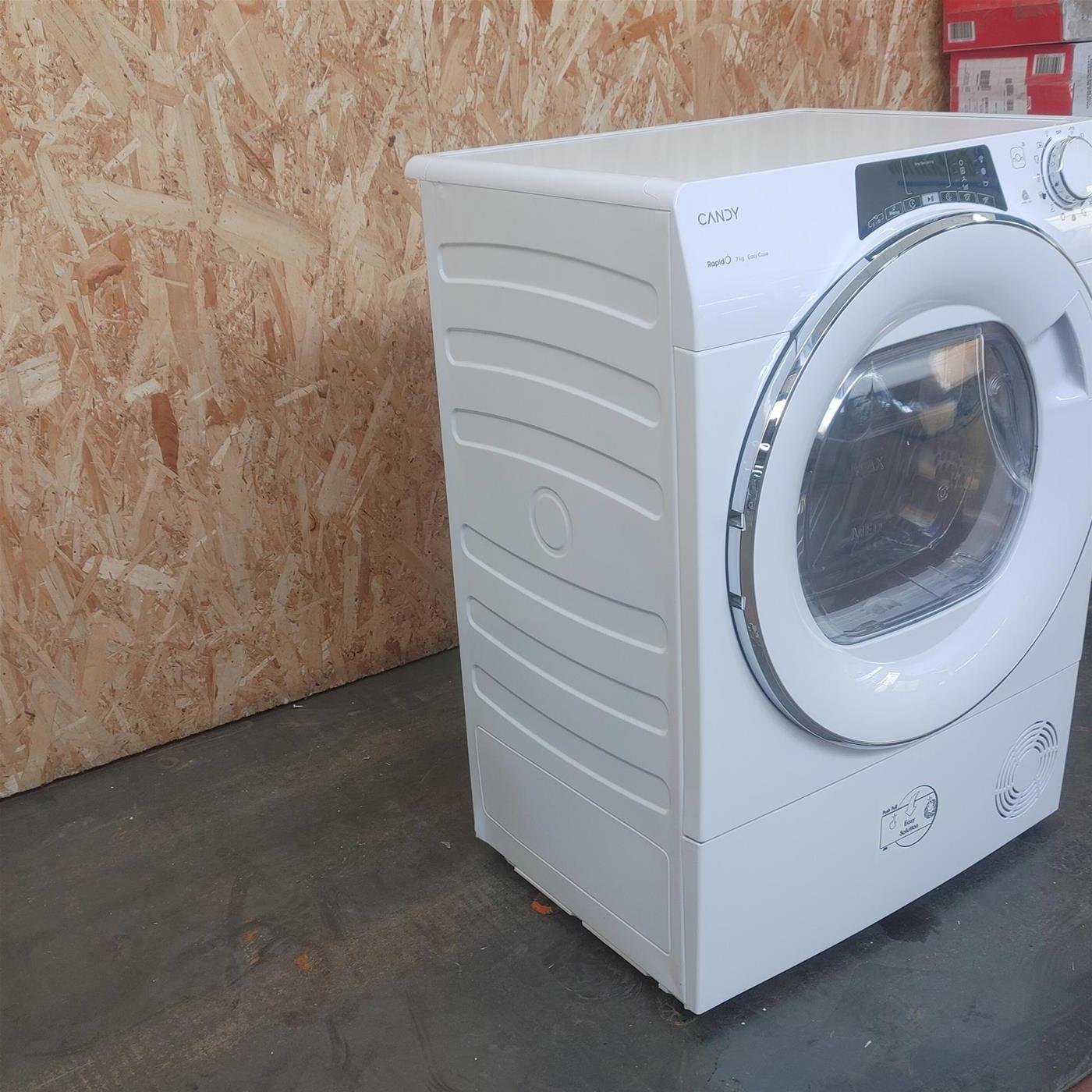 Candy RapidÓ RO4H7A2TCEX-S asciugatrice Libera installazione Caricamento frontale 7 kg A++ Bianco