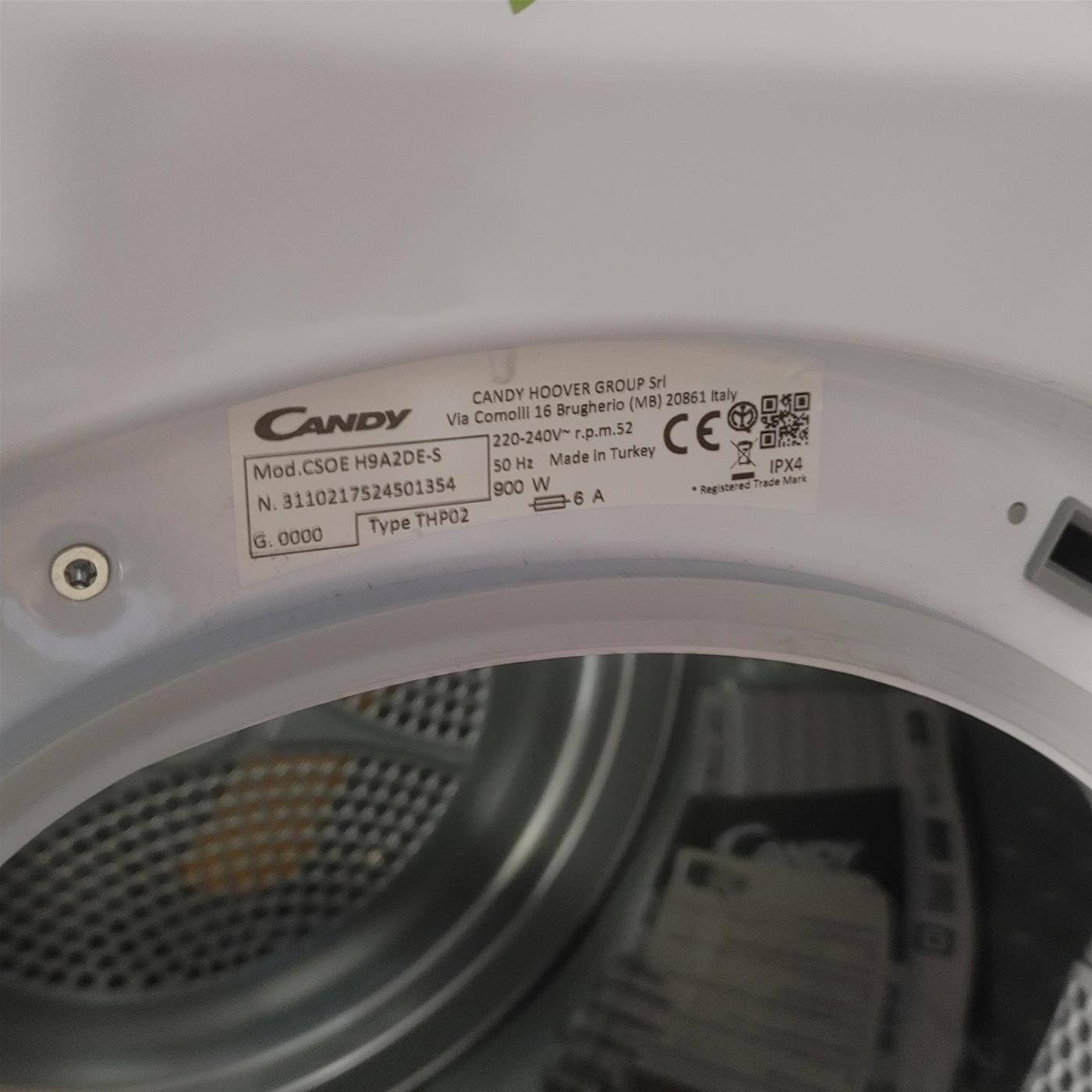 Asciugatrice Candy Smart Pro CSOE H9A2DE-S 9 Kg