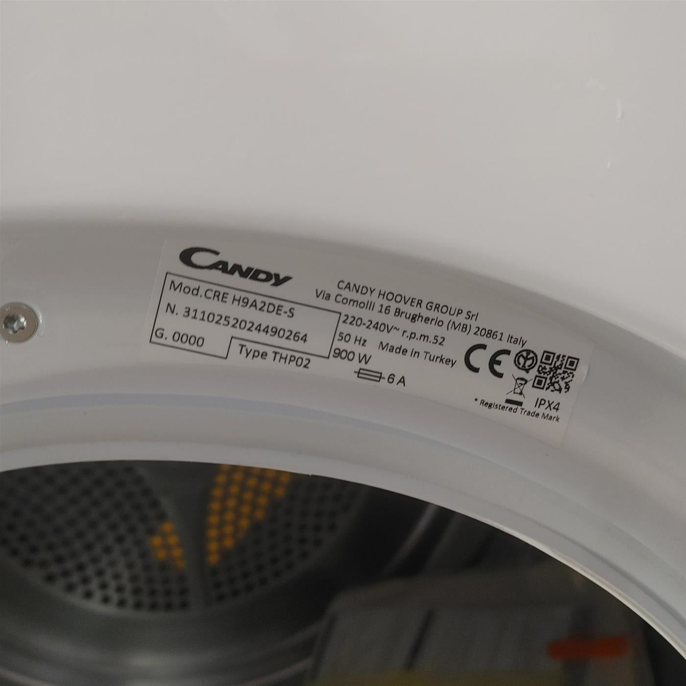 Asciugatrice Candy Smart CRE H9A2DE-S 9 Kg