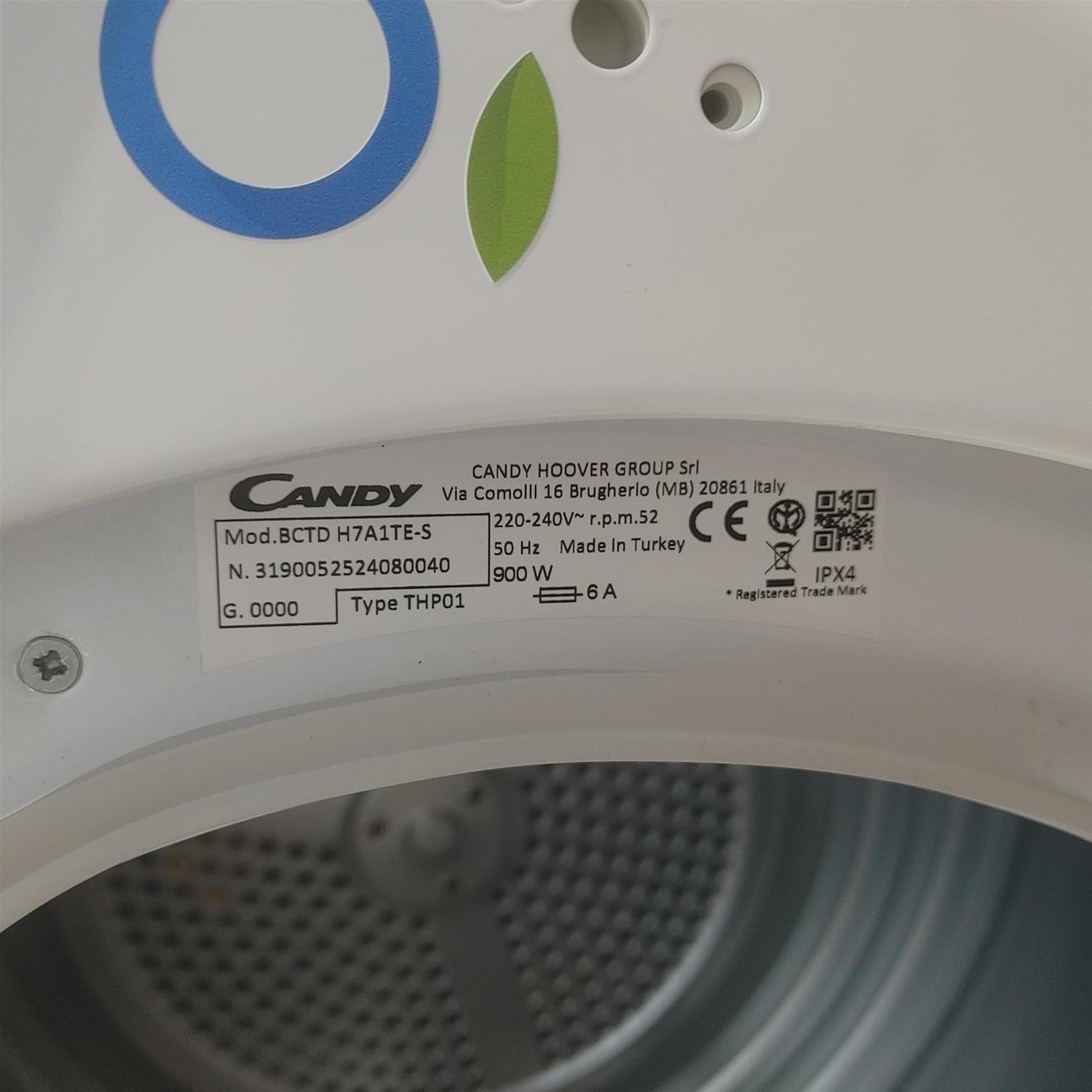 Asciugatrice Candy Smart Pro BCTD H7A1TE-S Da incasso 7 Kg