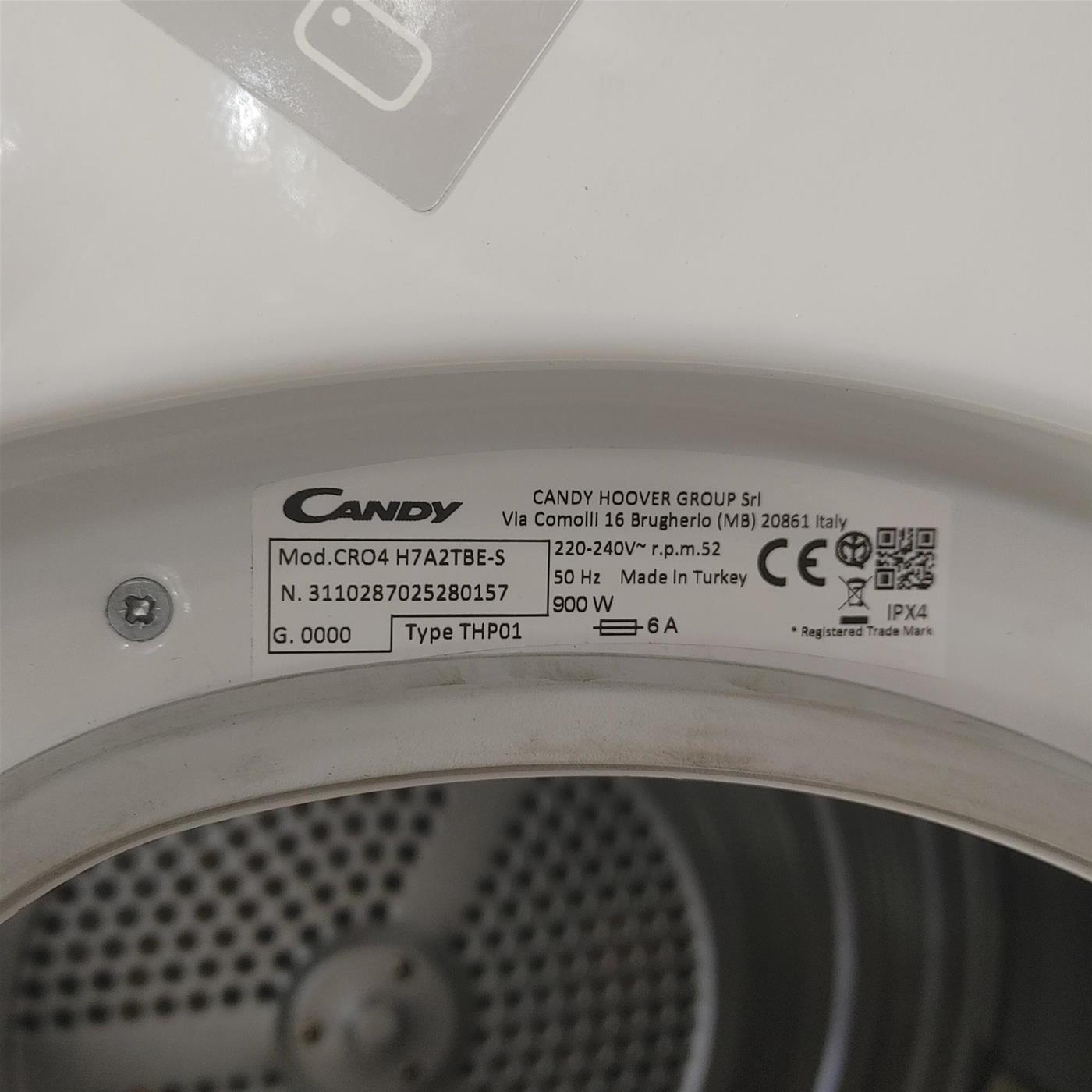Asciugatrice Slim Candy Smart Pro CRO4 H7A2TBE-S Wi-Fi 7 Kg