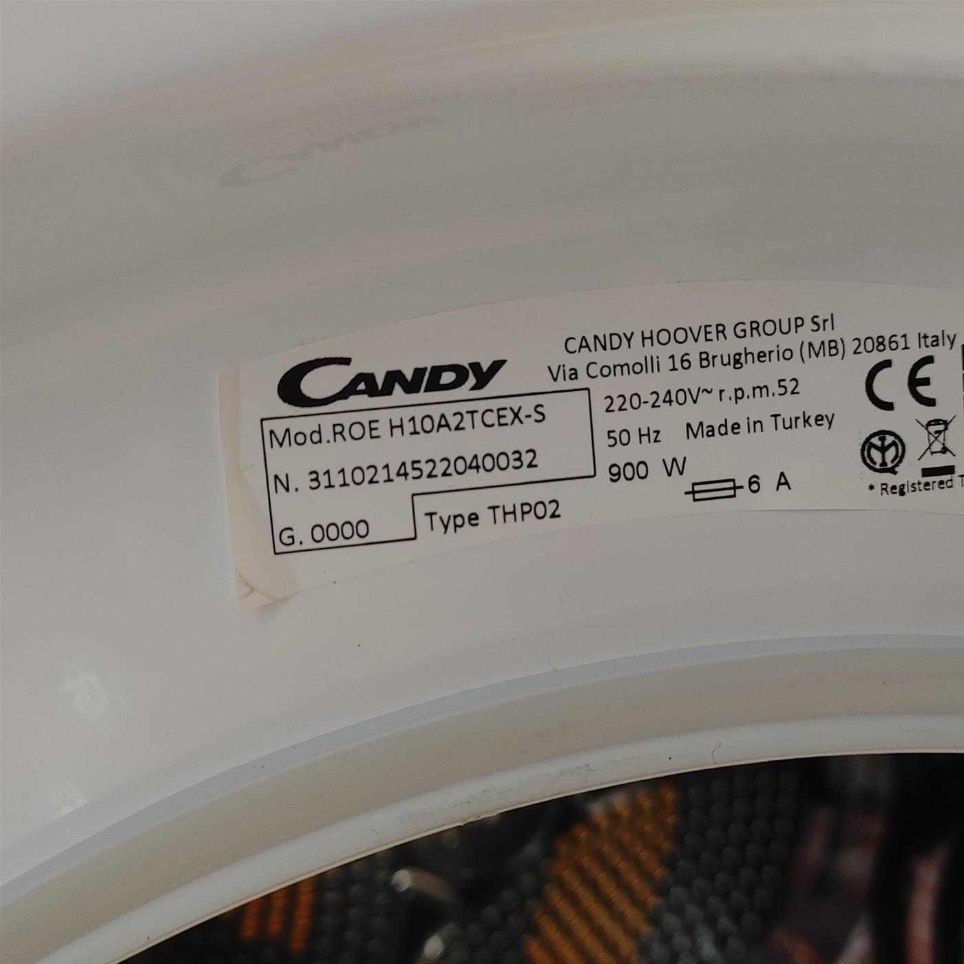 Candy RapidÓ ROE H10A2TCEX-S asciugatrice Libera installazione Caricamento frontale 10 kg A++ Bianco