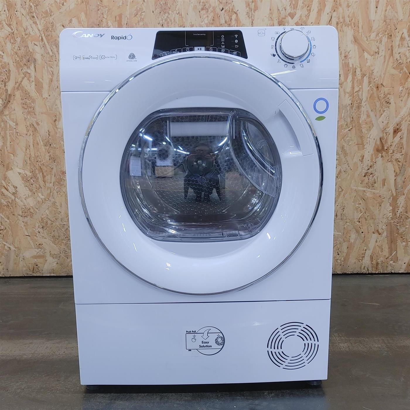 CANDY Asciugatrice ROE H9A3TCEX-S, 9 Kg Classe A+++ Pompa di calore