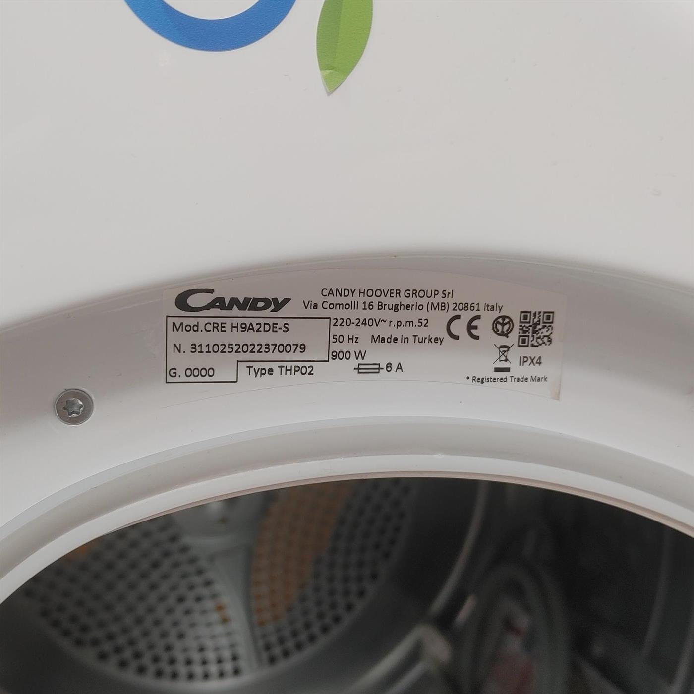 Candy CRE H9A2DE-S Asciugatrice pompa di calore 9kg A++