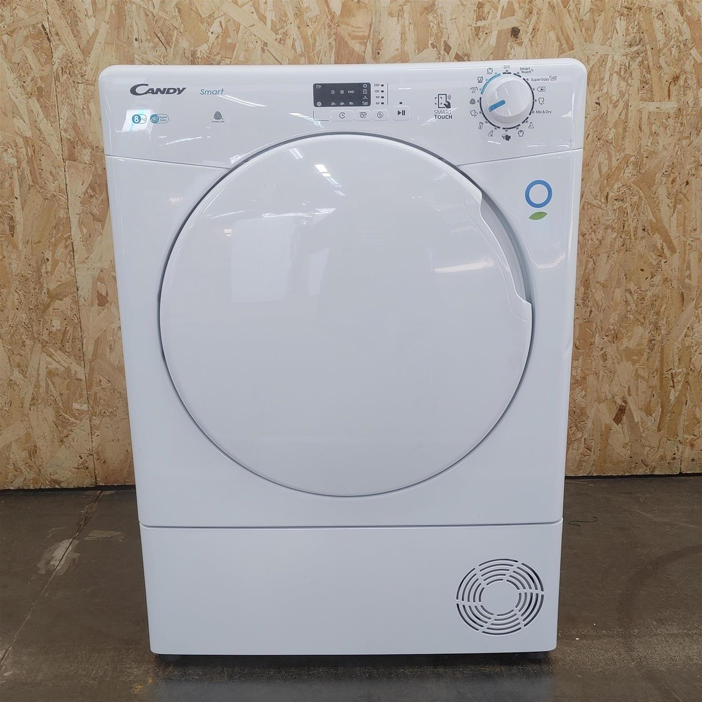 Asciugatrice Candy Smart CSEC8LF-80 Libera installazione Caricamento frontale 8 kg B Bianco