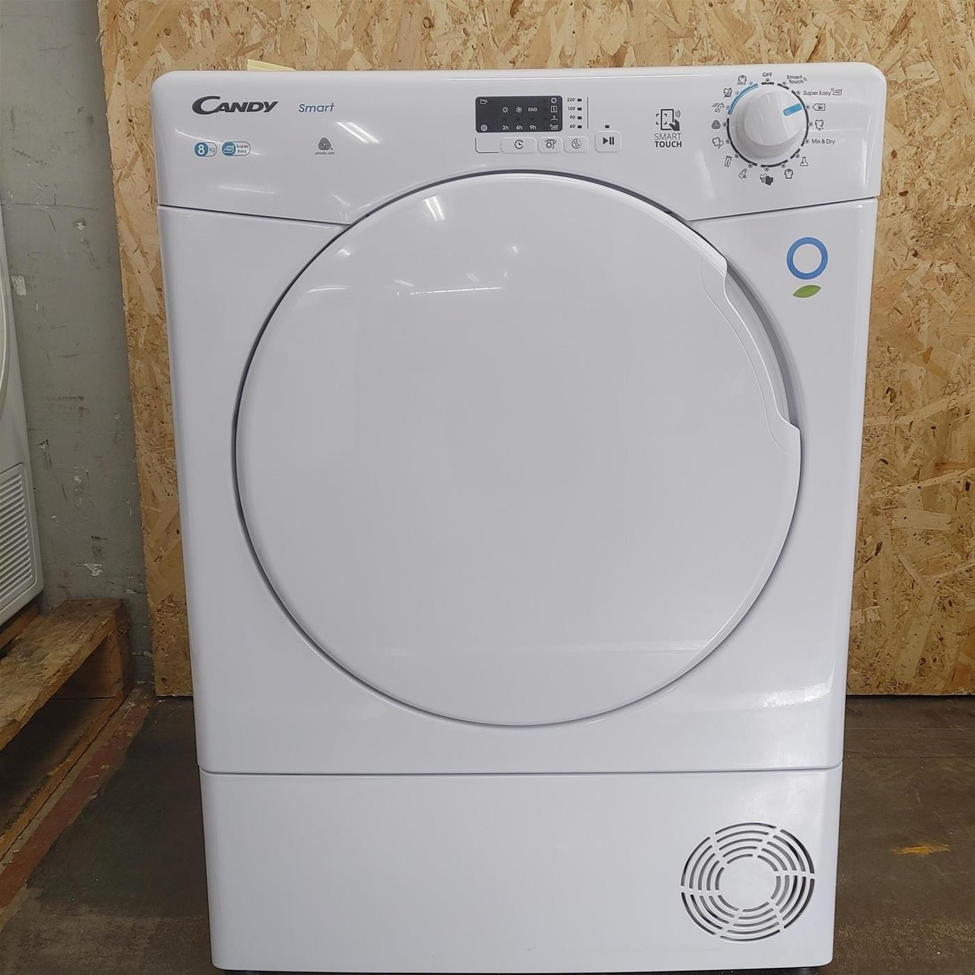 Asciugatrice Candy Smart CSEC8LF-80 Libera installazione Caricamento frontale 8 kg B Bianco