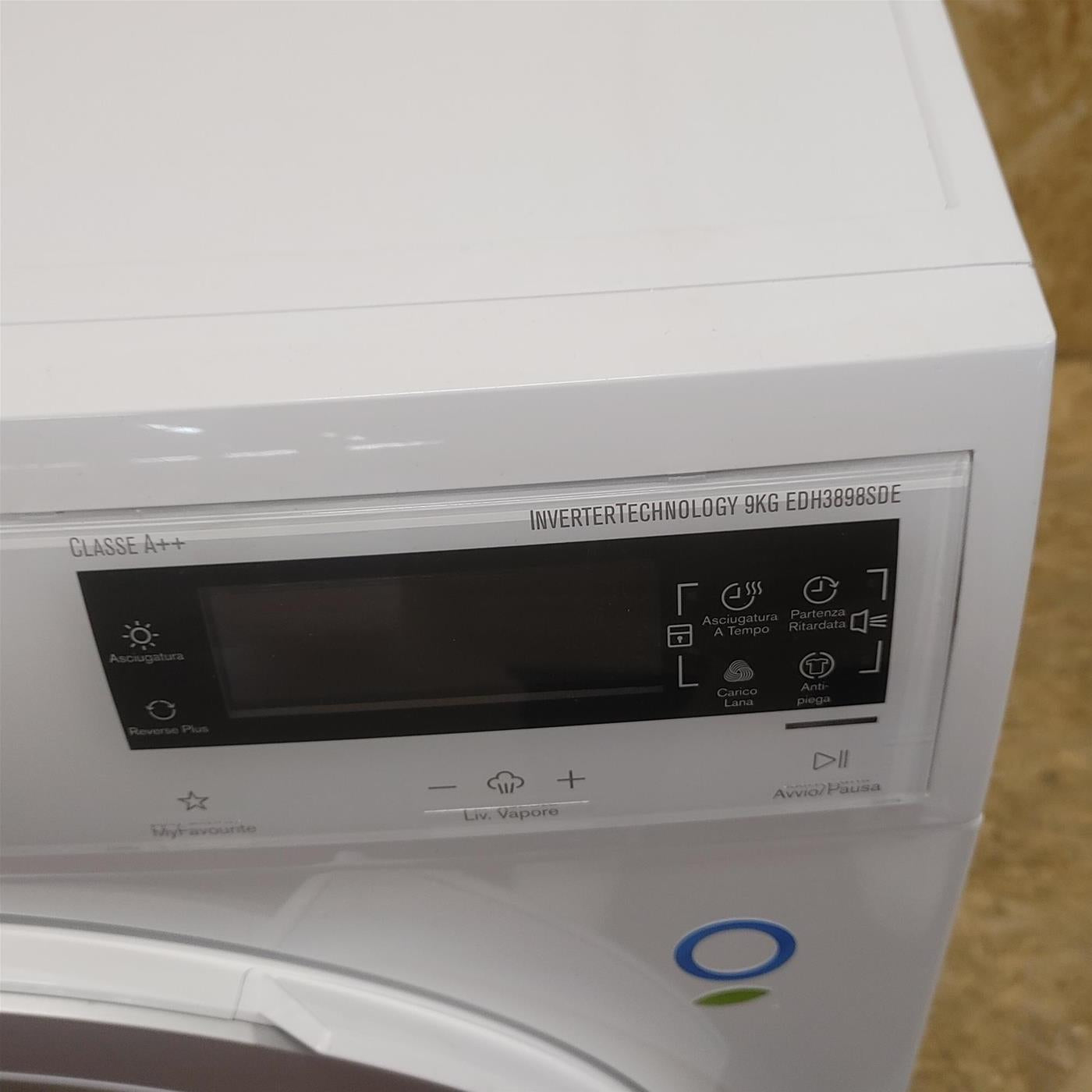 Asciugatrice Electrolux EDH3898SDE Libera installazione Caricamento frontale 9 kg A++ Bianco