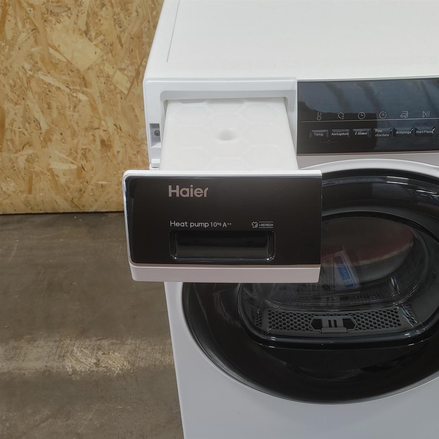 Asciugatrice Haier I-Pro Series 3 HD100-A2939 Libera installazione 10 kg A++ Bianco