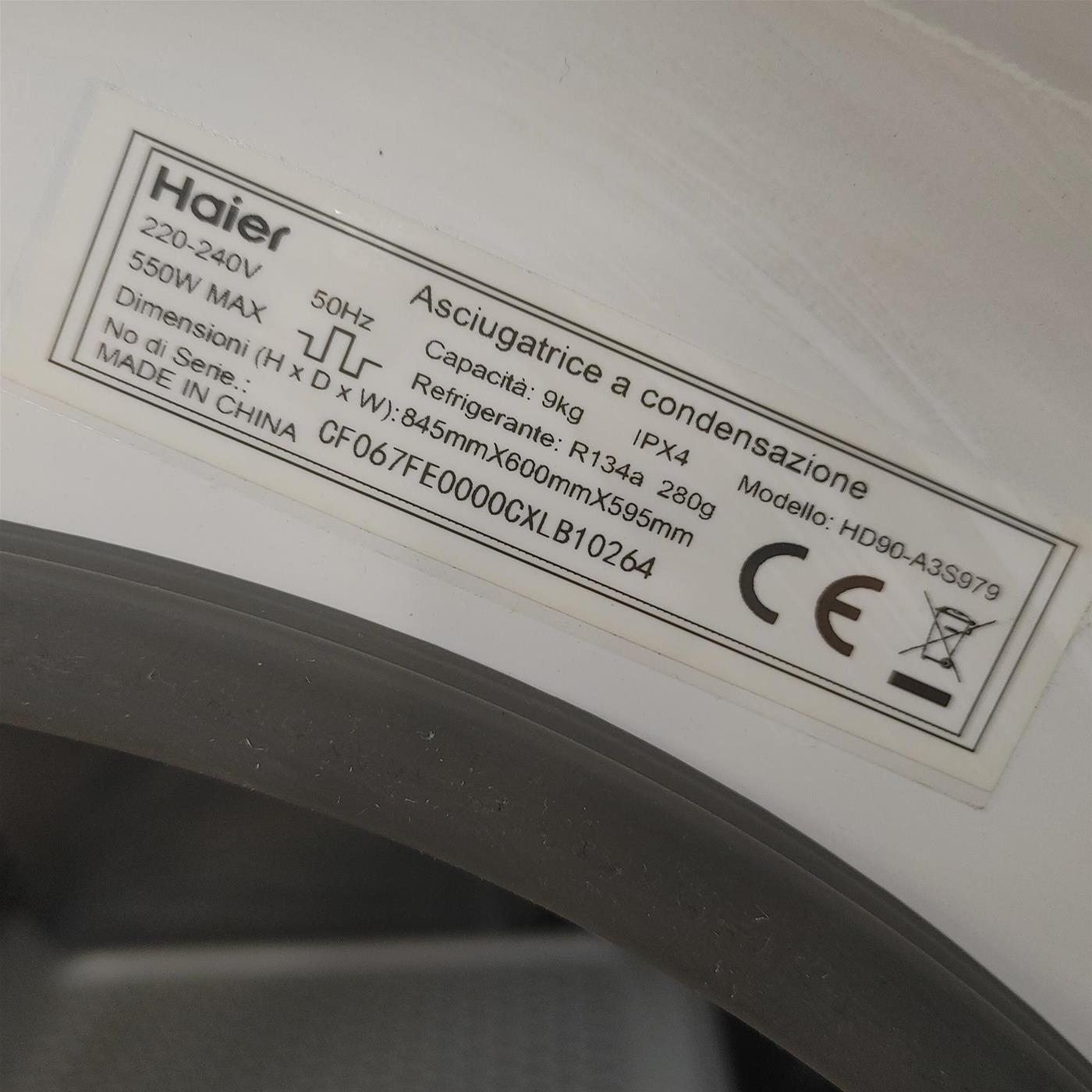 Asciugatrice Haier I-Pro Series 7 HD90-A3S979 9 Kg