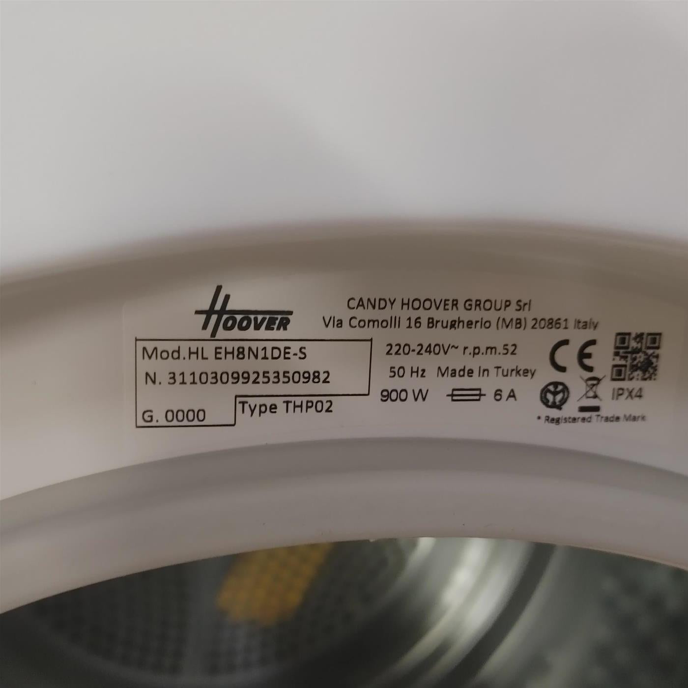 Asciugatrice Candy Smart Easy EY EH8N1DE-S Wi-Fi 8 Kg