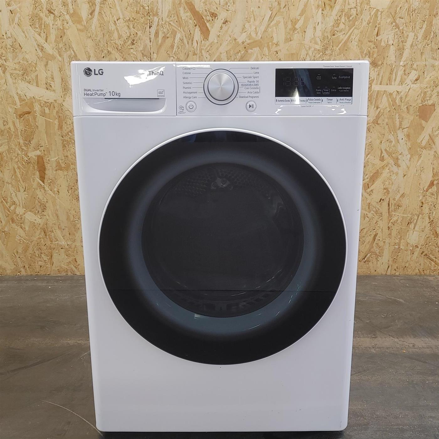 LG RH10V9AV4W asciugatrice Libera installazione Caricamento frontale 10 kg A+++ Bianco