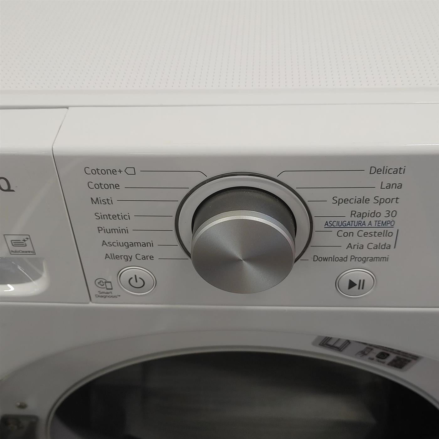 LG RH10V9AV4W asciugatrice Libera installazione Caricamento frontale 10 kg A+++ Bianco