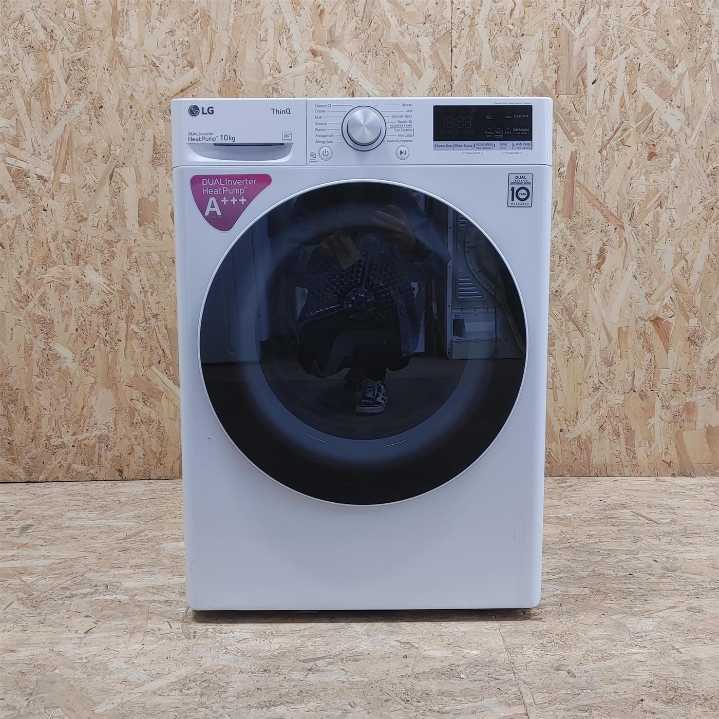 LG RH10V9AV4W asciugatrice Libera installazione Caricamento frontale 10 kg A+++ Bianco
