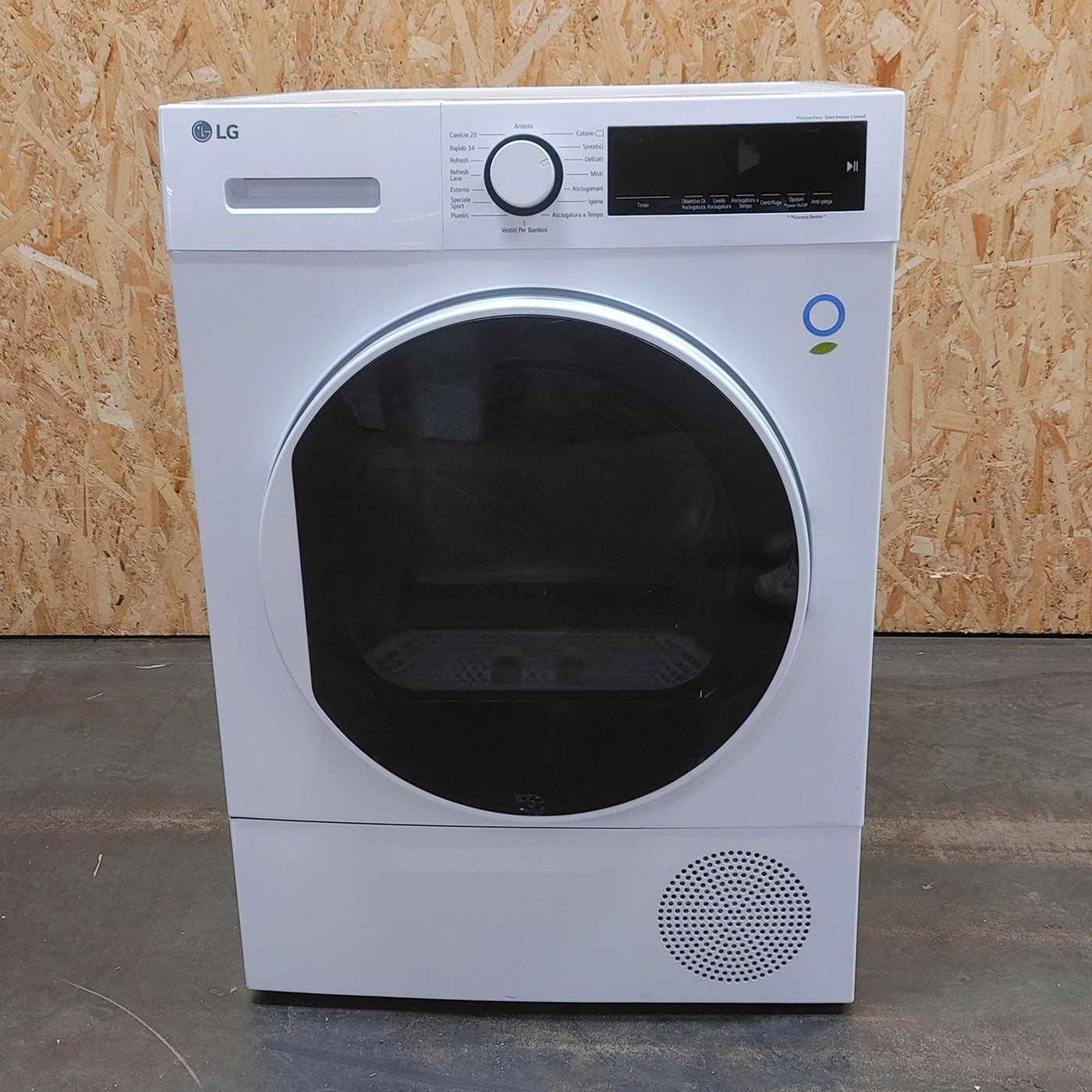 Asciugatrice LG RH80M3AV6R Libera installazione Caricamento frontale 8 kg A++ Bianco