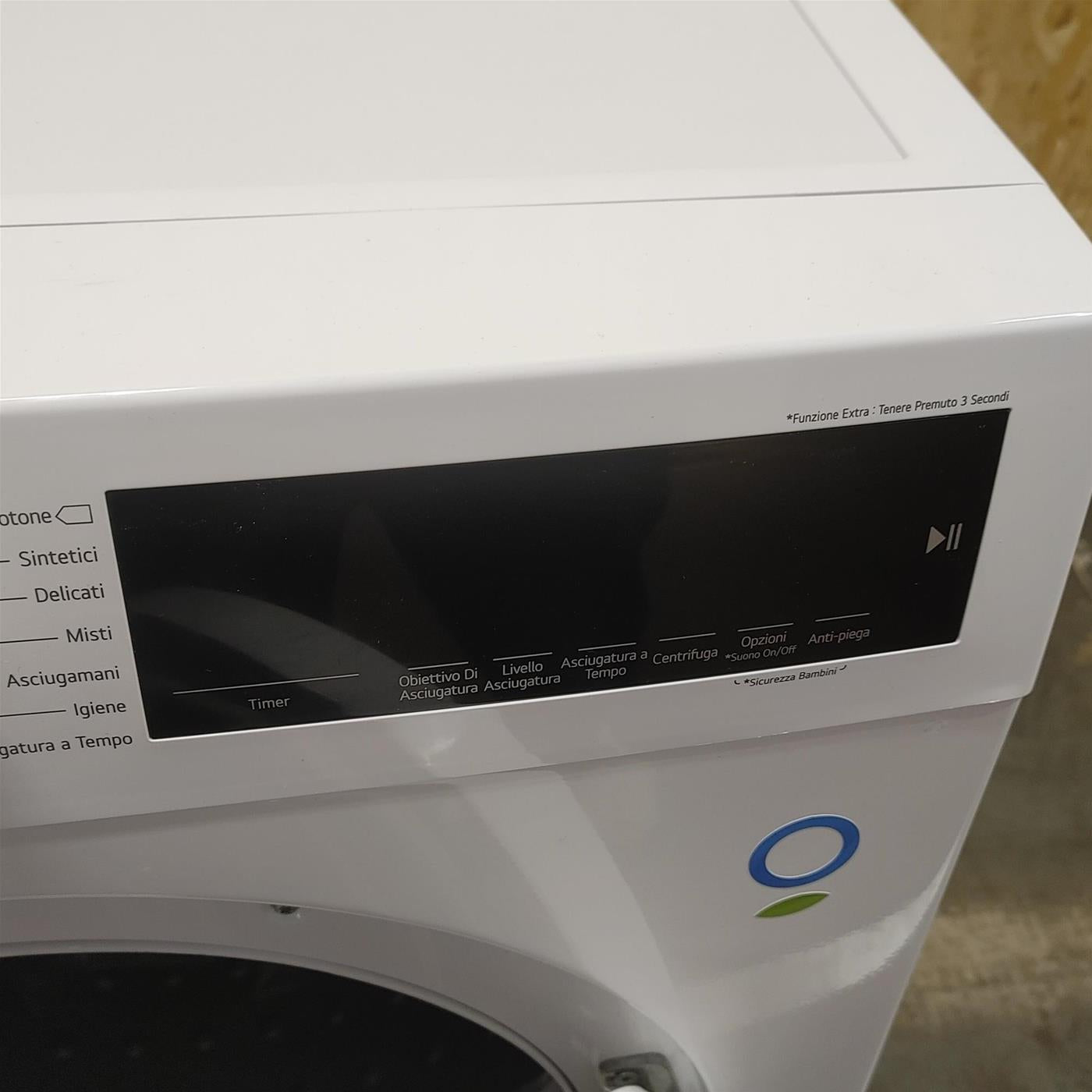 Asciugatrice LG RH80M3AV6R Libera installazione Caricamento frontale 8 kg A++ Bianco