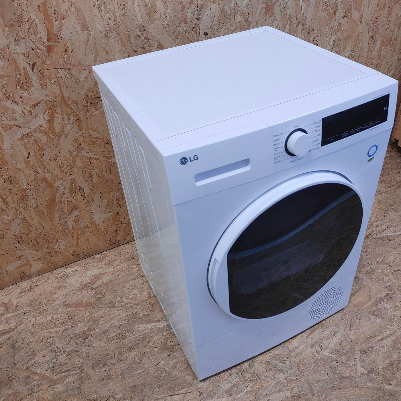 LG Asciugatrice RH80M3AV6R Capacità 8Kg, Classe A++, Tecnologia a Pompa di Calore
