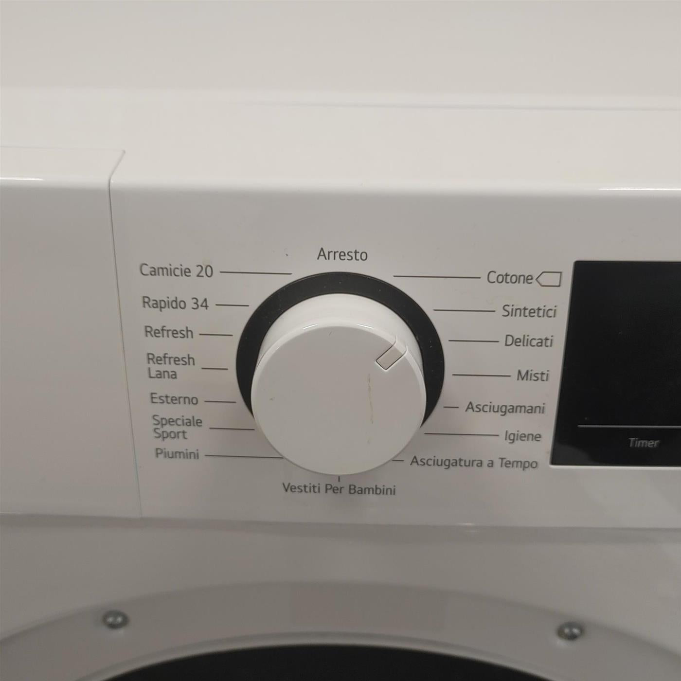 Asciugatrice LG RH80M3AV6R Libera installazione Caricamento frontale 8 kg A++ Bianco