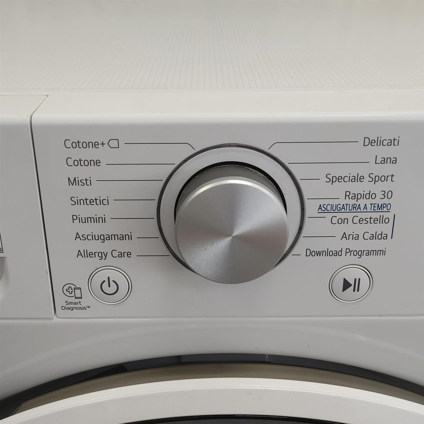 LG RH90V9AVHN asciugatrice Libera installazione Caricamento frontale 9 kg A+++ Bianco