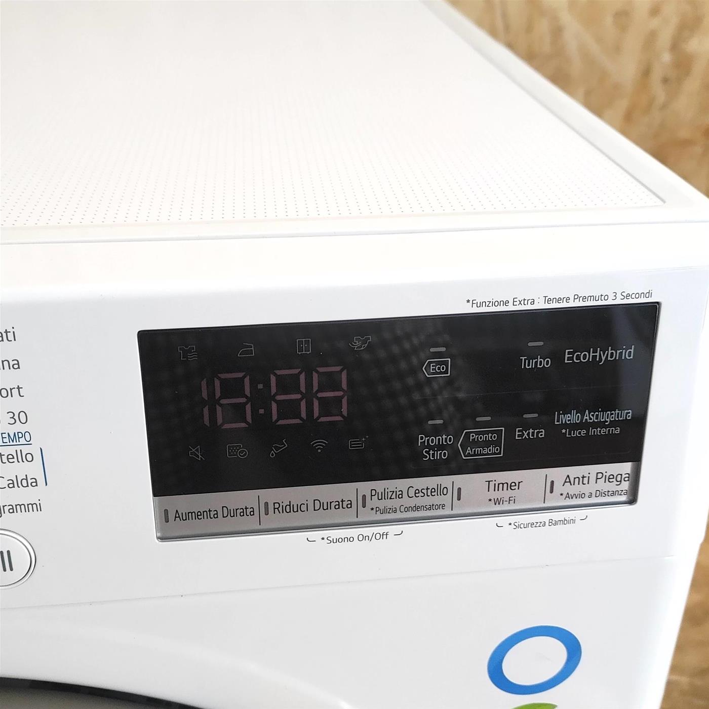 LG RH90V9AVHN asciugatrice Libera installazione Caricamento frontale 9 kg A+++ Bianco