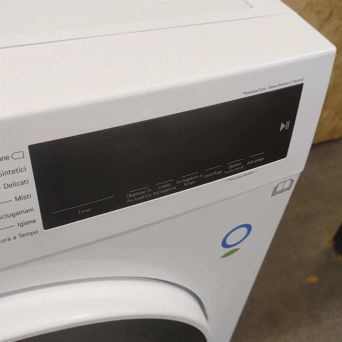 Asciugatrice LG RH80M2AV6R Libera installazione Caricamento frontale 8 kg A++ Bianco