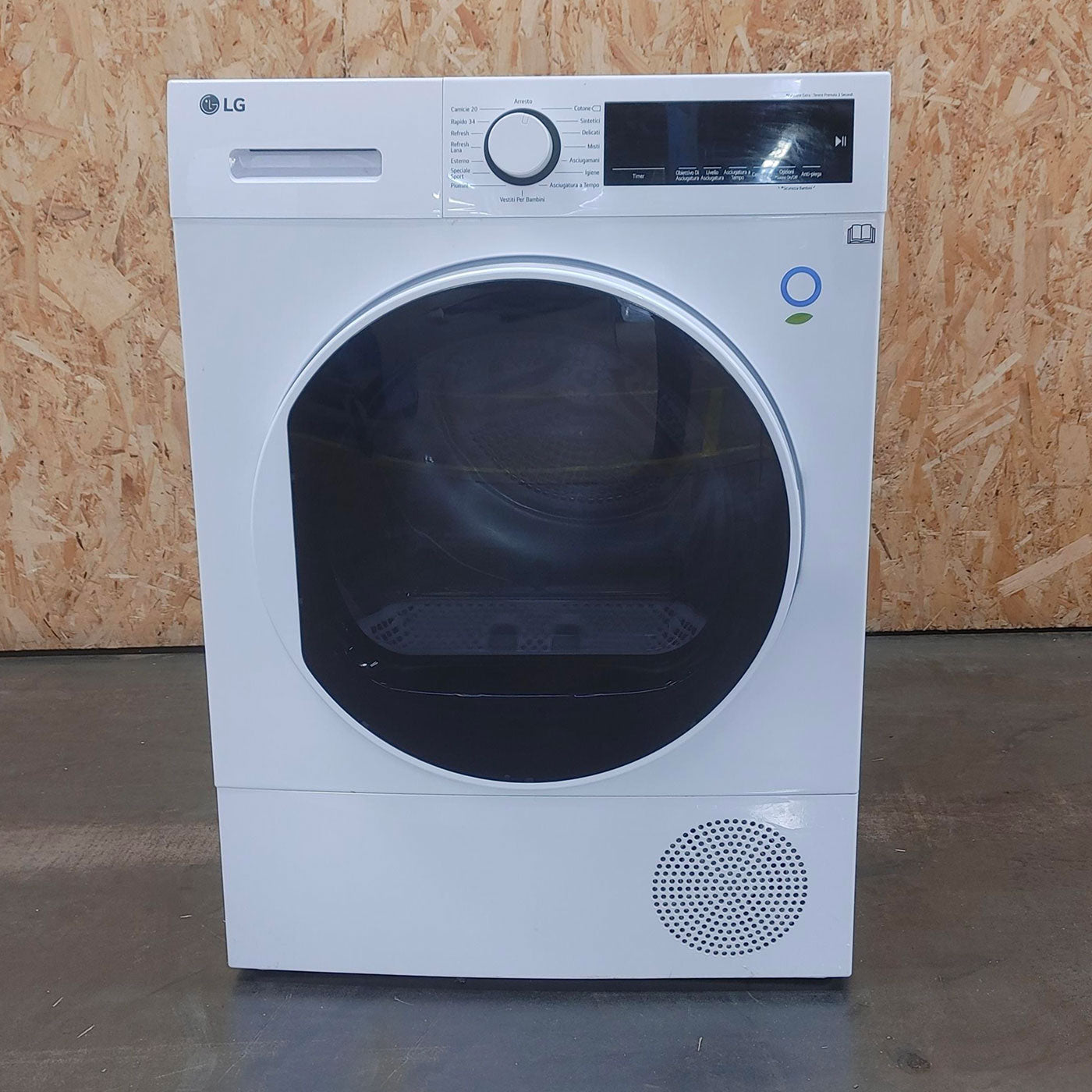 Asciugatrice LG RH80M3AV6R Libera installazione Caricamento frontale 8 kg A++ Bianco