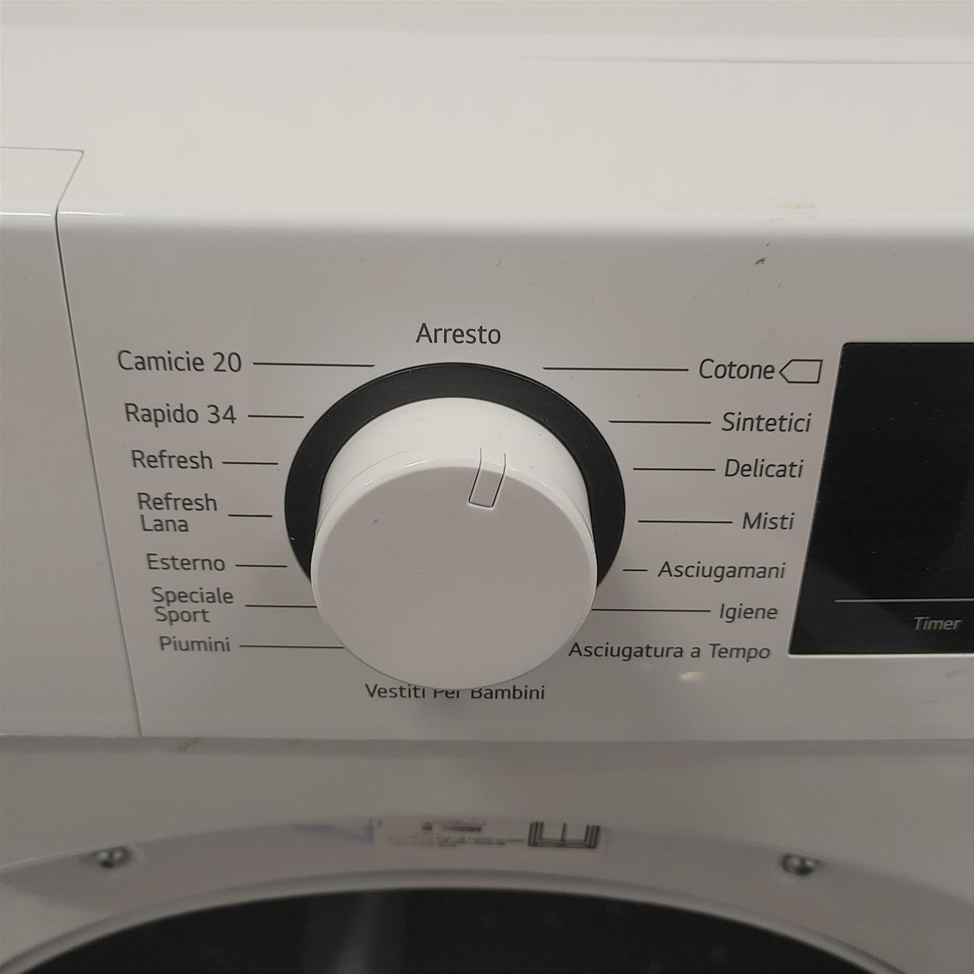 Asciugatrice LG RH80M3AV6R Libera installazione Caricamento frontale 8 kg A++ Bianco