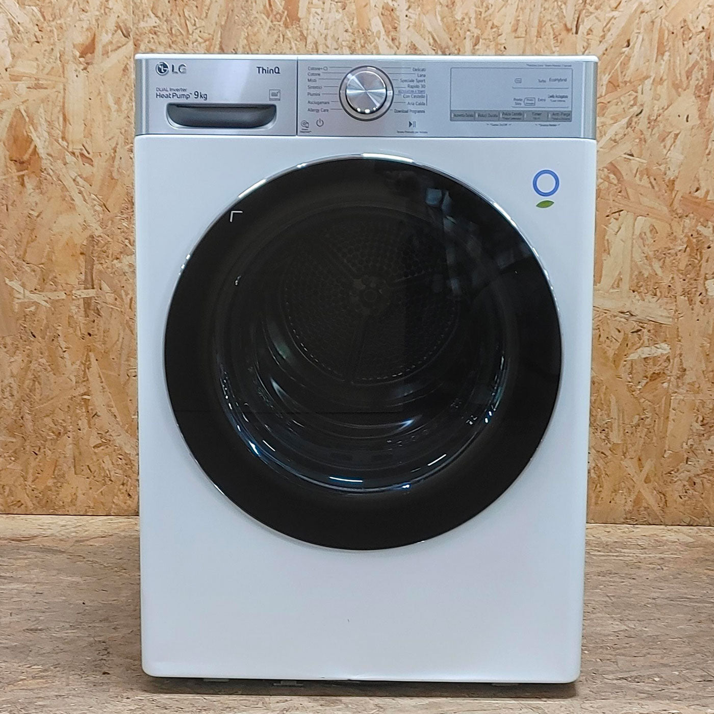 Asciugatrice LG RH90V9AV2QR Libera installazione Caricamento frontale 9 kg A+++ Bianco