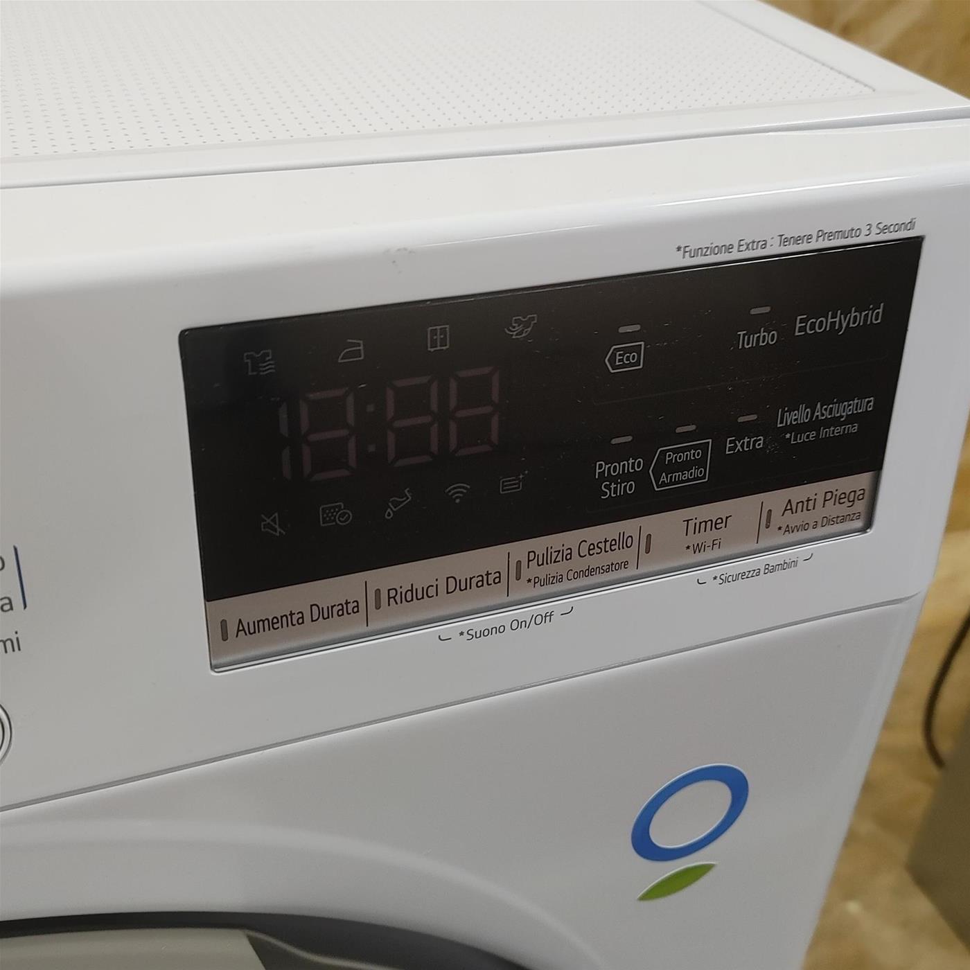 Asciugatrice LG RH80V9AVHN Libera installazione Carica frontale 8 kg A+++ Bianco