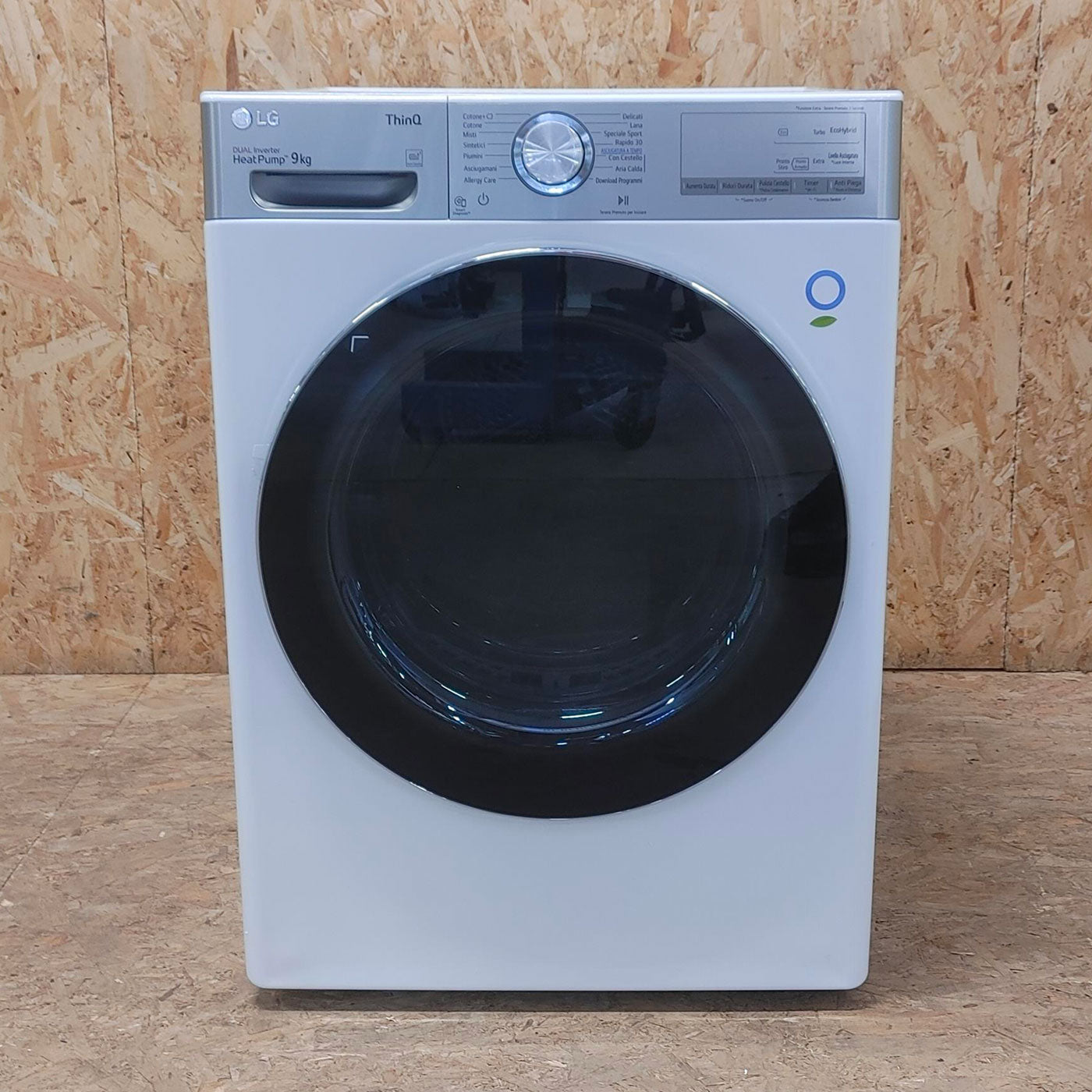 Asciugatrice LG RH90V9AV2QR Libera installazione Caricamento frontale 9 kg A+++ Bianco