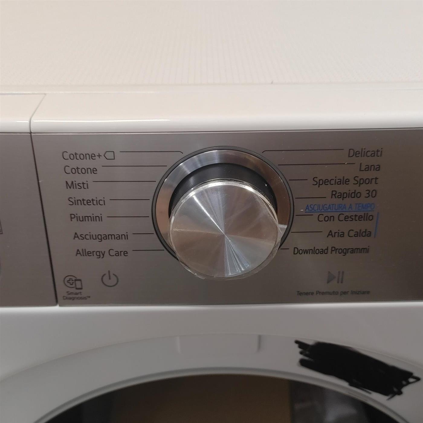 Asciugatrice LG RH90V9AV2QR Libera installazione Caricamento frontale 9 kg A+++ Bianco