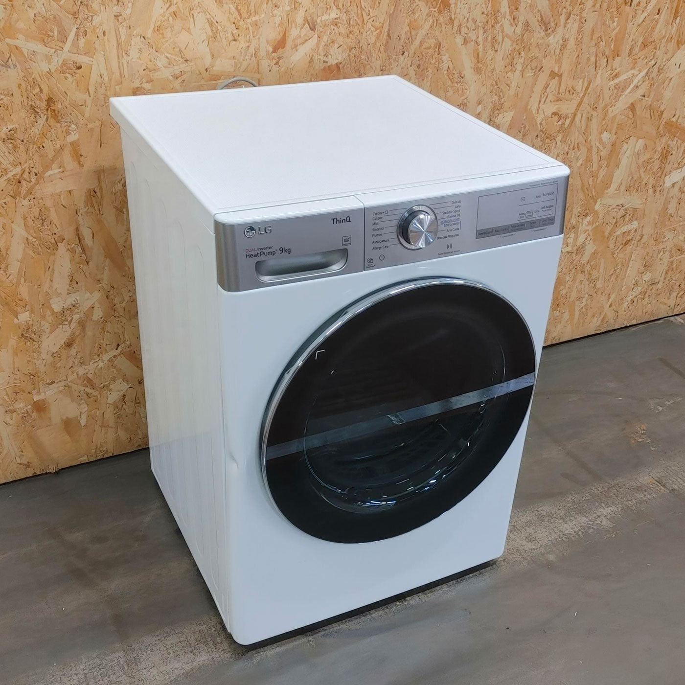 Asciugatrice LG RH90V5AV5N Libera installazione Caricamento frontale 9 kg A++ Bianco