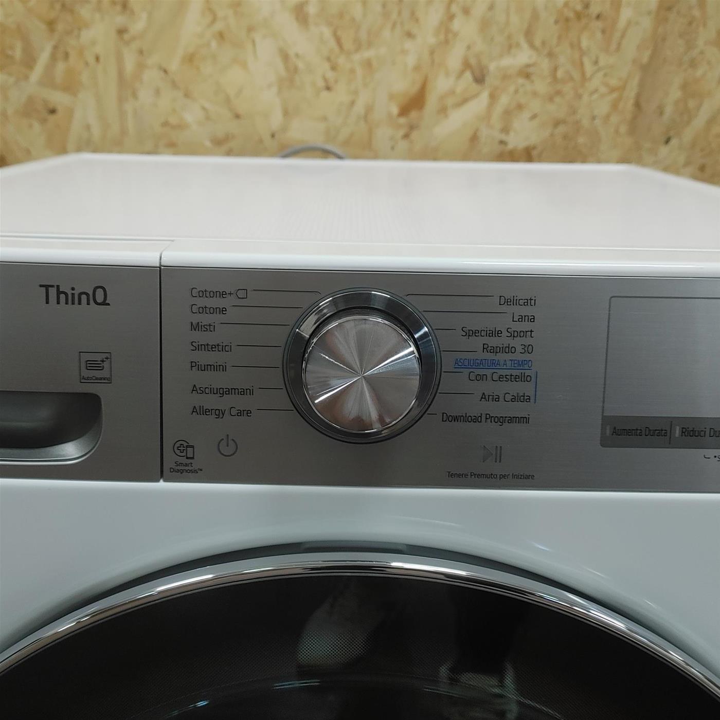 Asciugatrice LG RH90V5AV5N Libera installazione Caricamento frontale 9 kg A++ Bianco