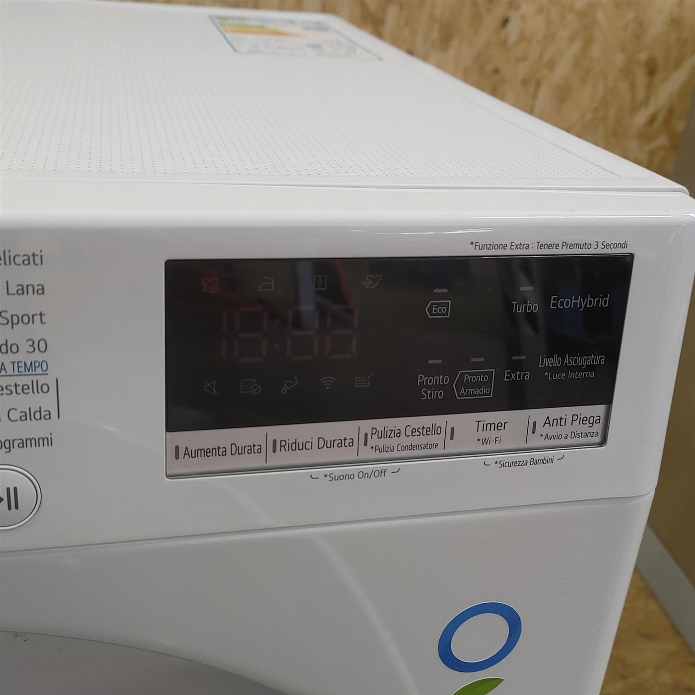 Asciugatrice LG RH80V9AVHN Libera installazione Carica frontale 8 kg A+++ Bianco