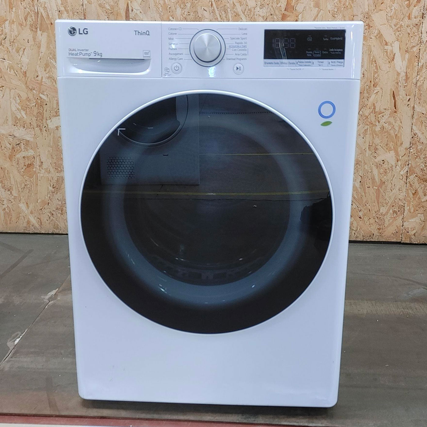 Asciugatrice LG RH90V5AV5N Libera installazione Caricamento frontale 9 kg A++ Bianco