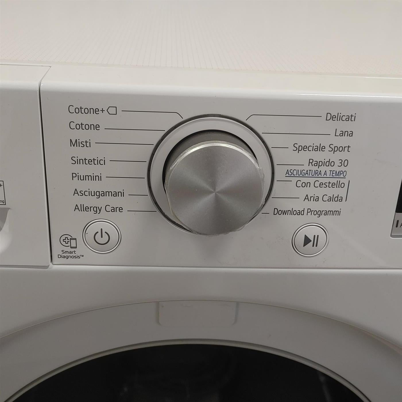 Asciugatrice LG RH90V5AV5N Libera installazione Caricamento frontale 9 kg A++ Bianco