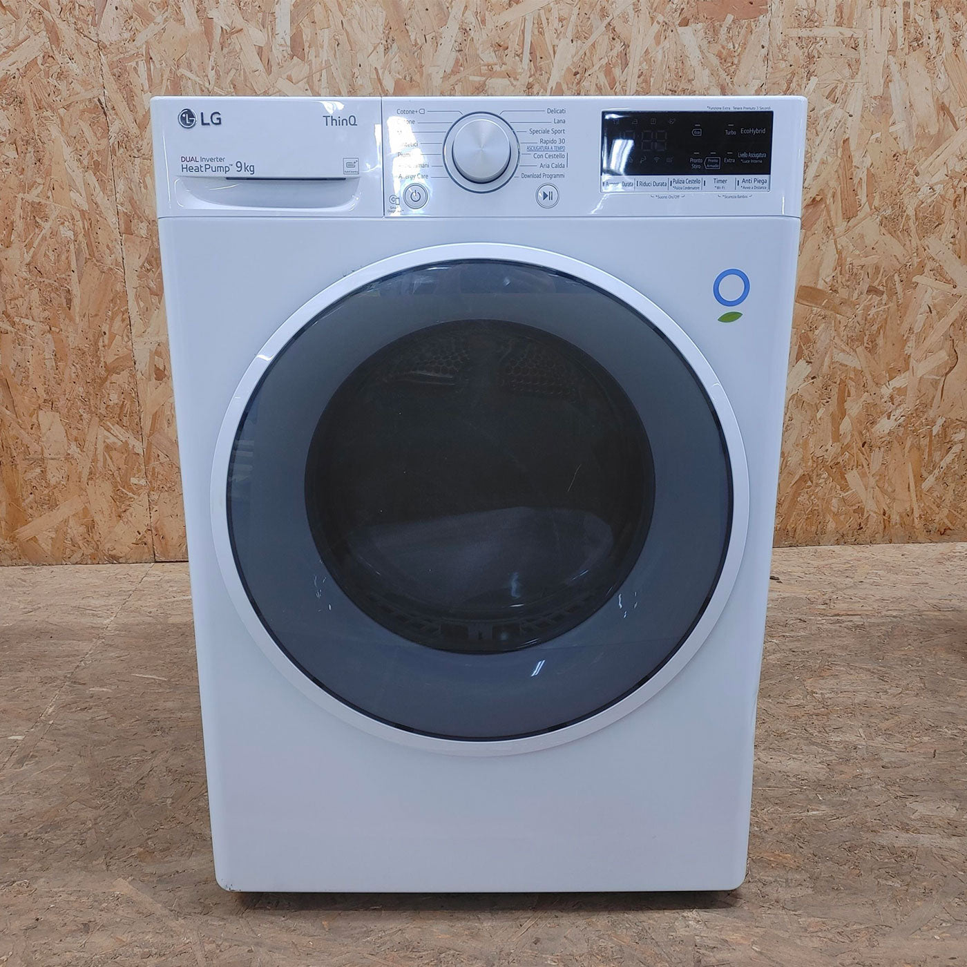 Asciugatrice LG RH90V9AVHN Libera installazione Caricamento frontale 9 kg A+++ Bianco